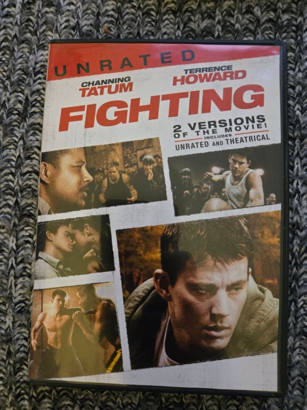 Fighting DVD Unrated Version Starring Channing Tatum & Terrence Howard